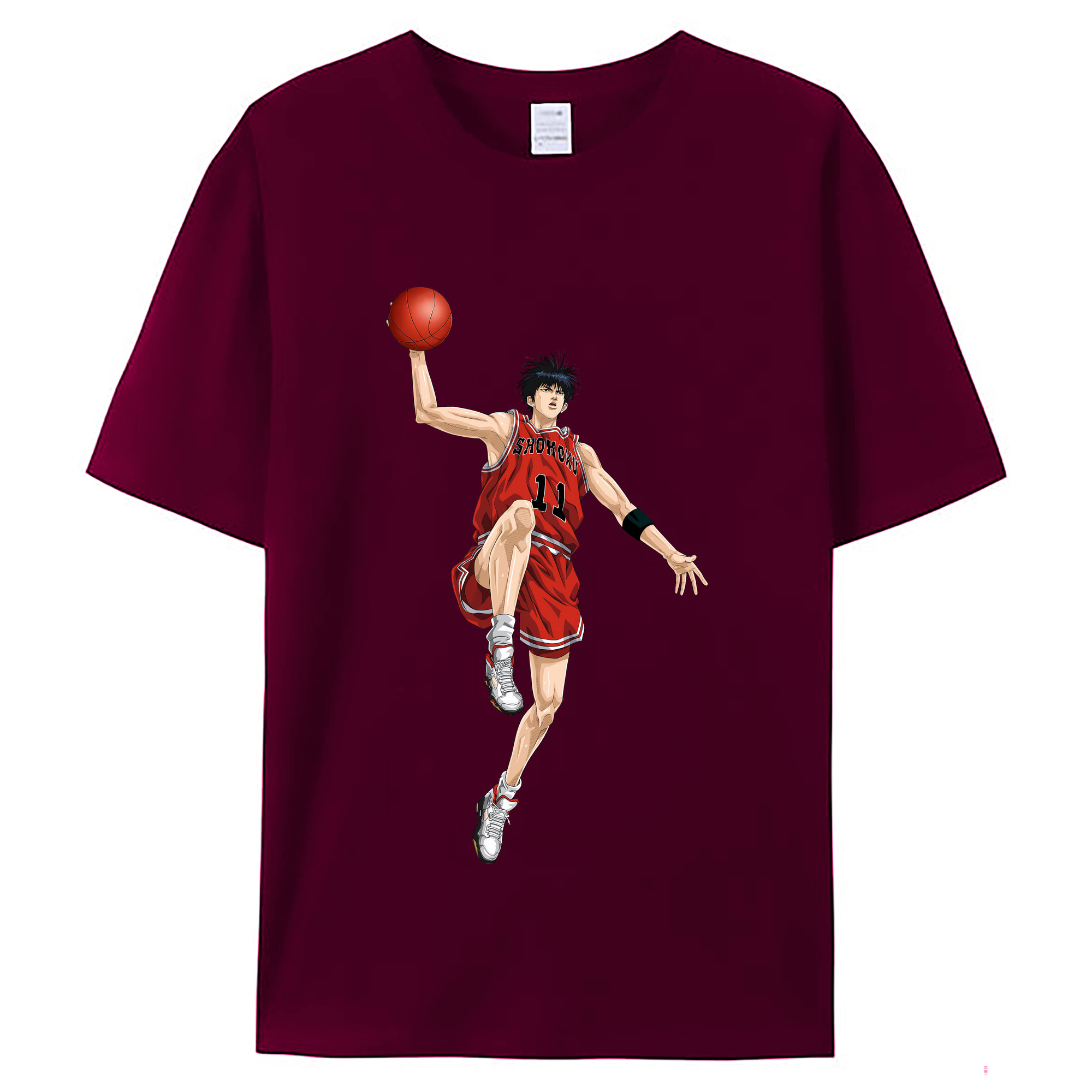 （画像用） SLAM DUNK／スラムダンク レディースカジュアルプリントTシャツ（綿100％）